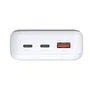 D-Link Power Bank 20000 mAh Batería Externa Portátil DPP-201 Carga Rápida 65W PD/QC, 3 Puertos (USB-C y USB-A), Pantalla LED, Blanco